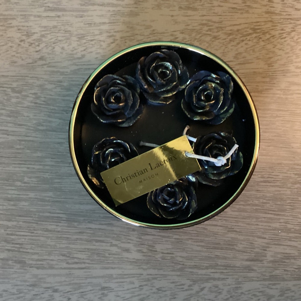 Christian Lacroix Black Rose Candle Midnight Garden Scent NWT - Picture 2 of 7